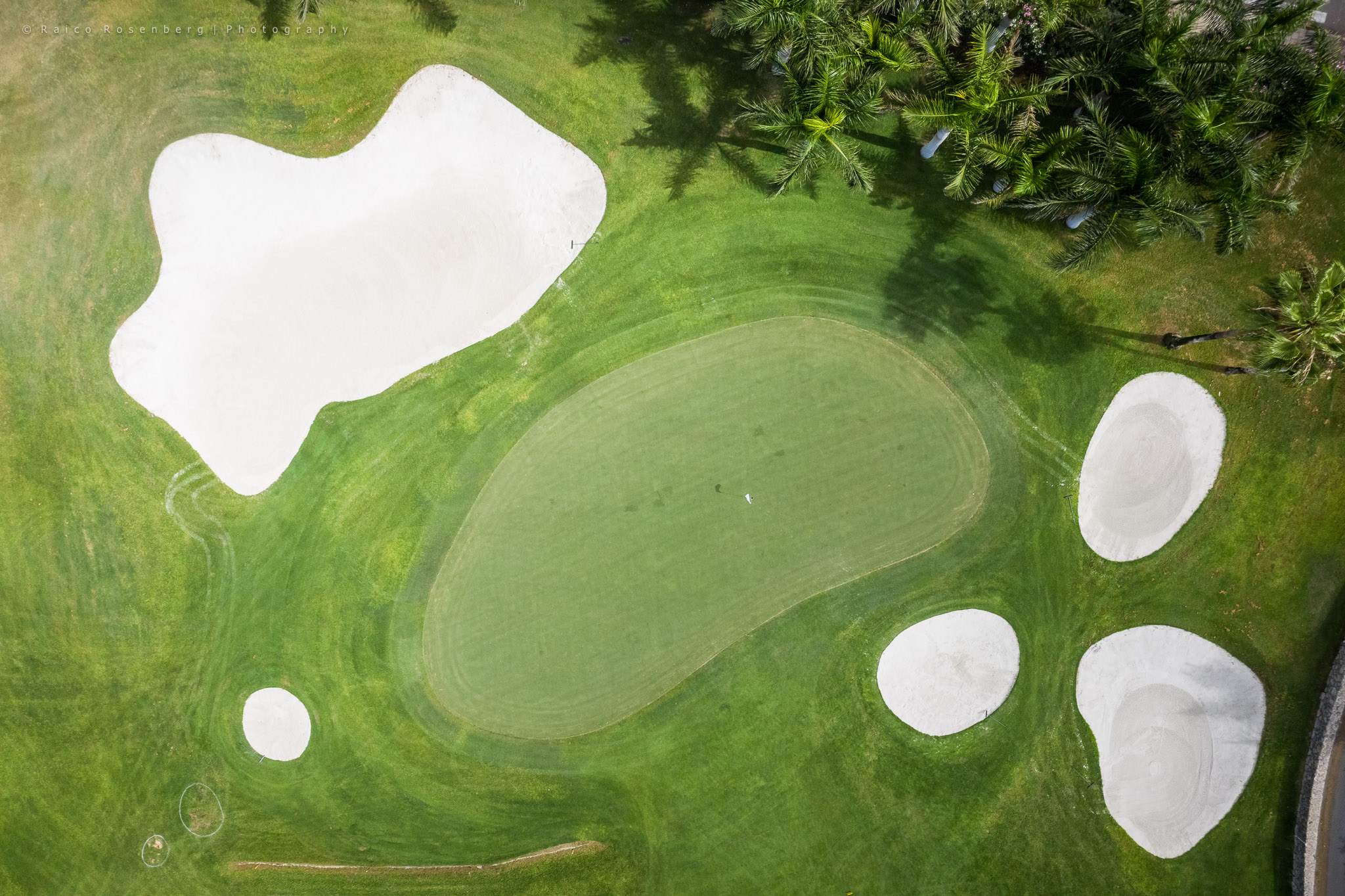 Careful pitch shot required at Costa Adeje Golf Club, Tenerife