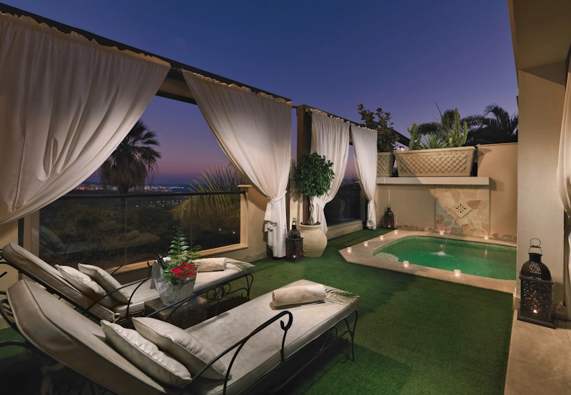 Night time vibes at Royal Garden Villas, Tenerife. Golf Planet Holidays.