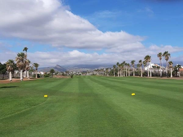 On the yellow tees at Golf del Sur, Tenerife. Golf Planet Holidays.