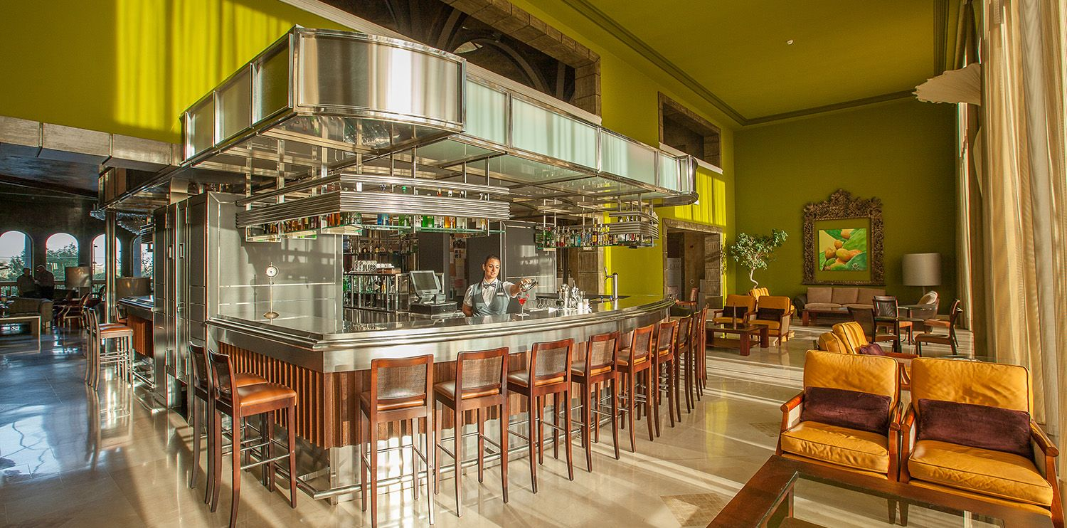 The bar at Gran Hotel Lopesan Villa Del Conde, Gran Canaria