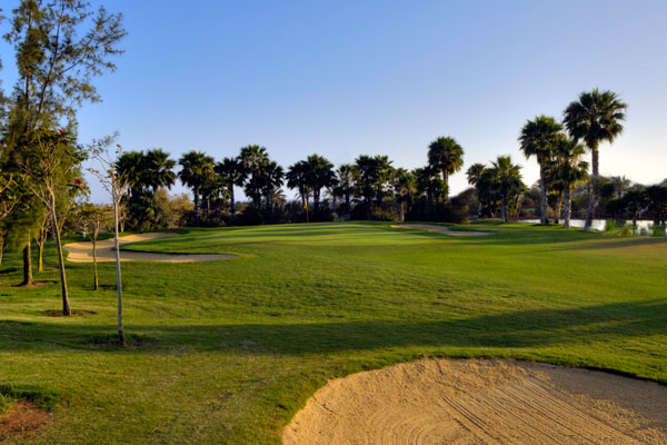 View from the green at Las Americas Golf Course, Tenerife