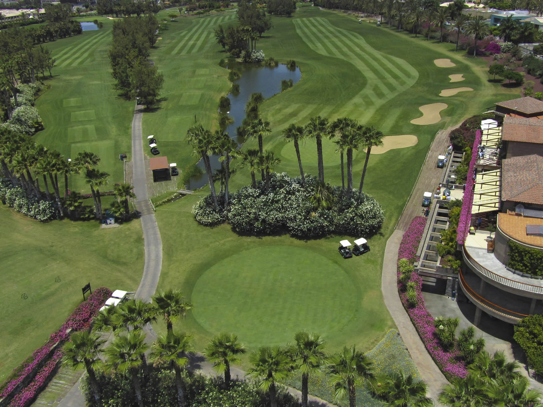 Overview of Las Americas Golf Course, Tenerife