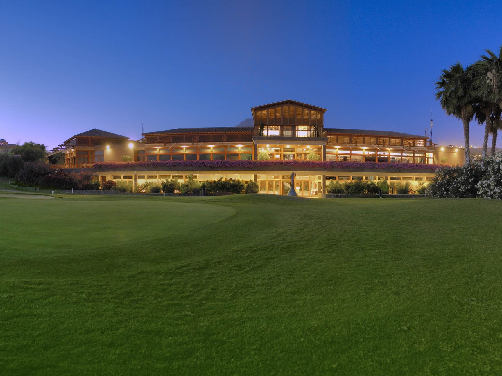 The clubhouse at Las Americas Golf Course, Tenerife