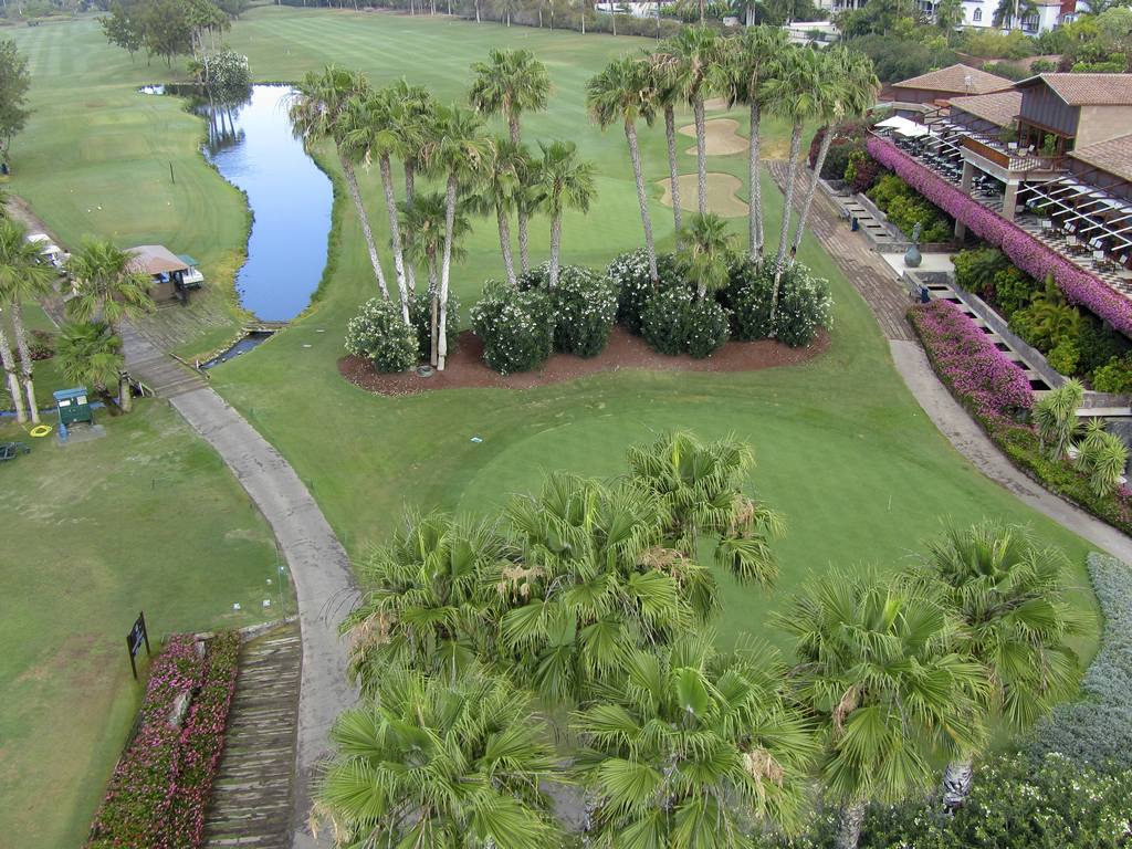 Idyllic setting for Las Americas Golf Course, Tenerife