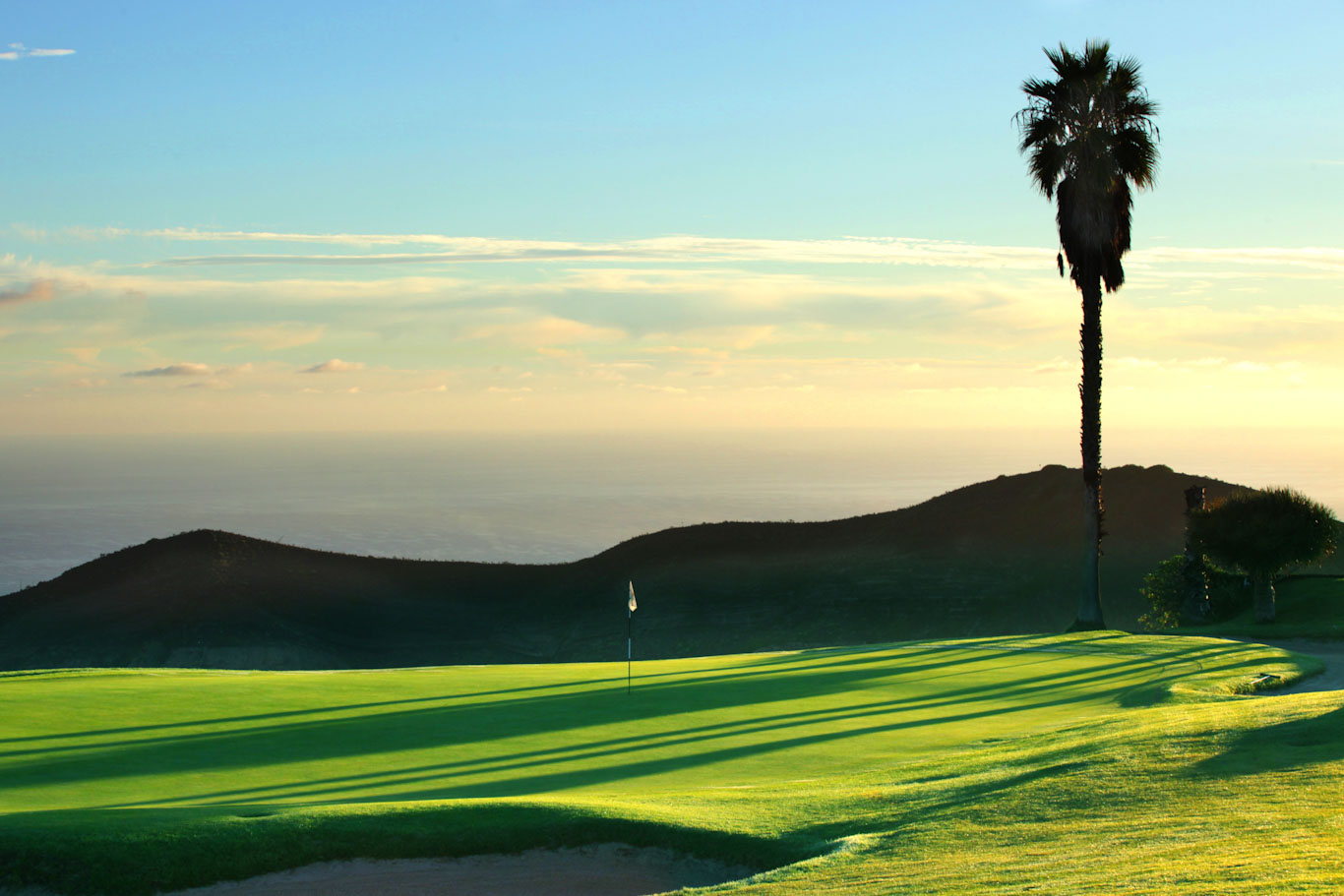 Perfect greens at Real Las Palmas Golf Club, Gran Canaria, Canary Islands