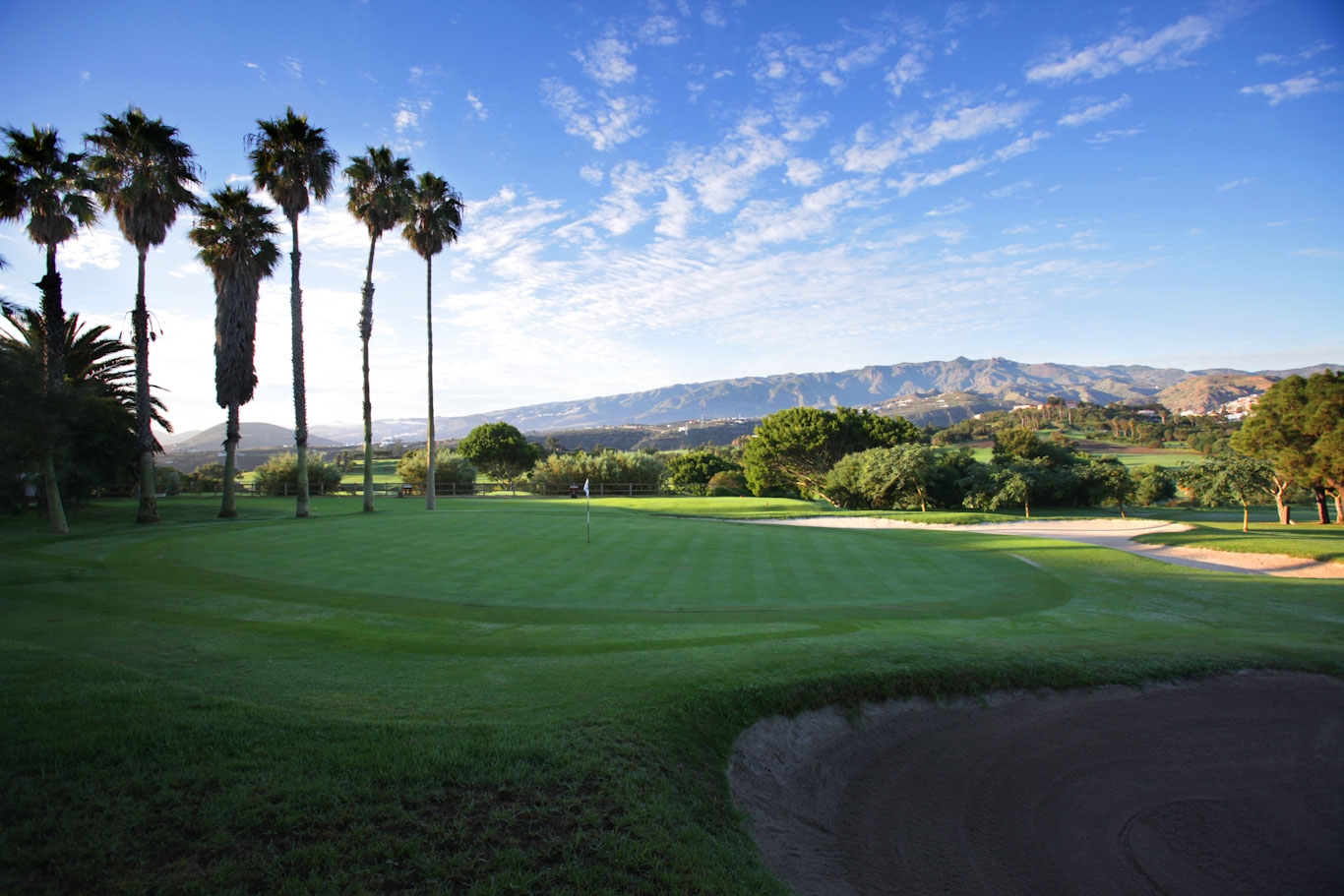 Mountain backdrop at Real Las Palmas Golf Club, Gran Canaria, Canary Islands