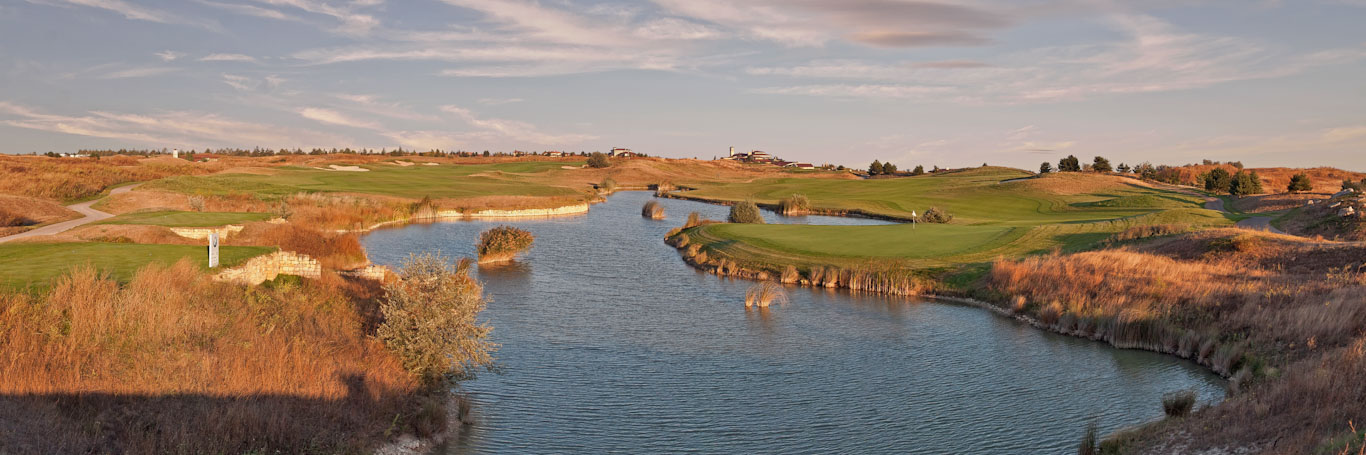 Panorama of BlackSeaRama Golf Course, Cape Kaliakra, Bulgaria