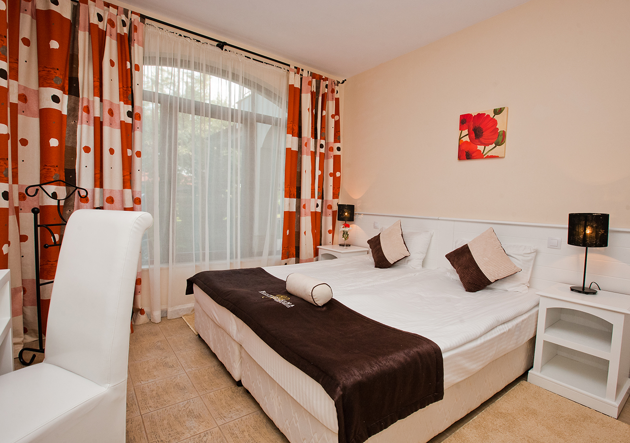 A double Bell Tower bedroom at BlackSeaRama Golf Resort, Cape Kaliakra, Bulgaria