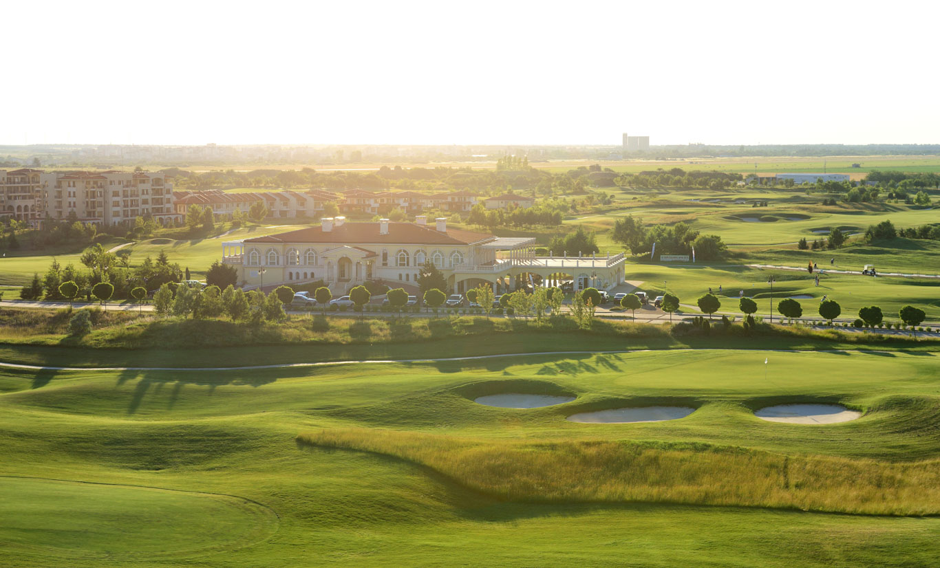 The ninth hole at Lighthouse Golf Course, Cape Kaliakra, Bulgaria