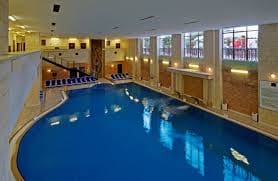 The indoor pool at the Melia Grand Hermitage Hotel, Varna, Bulgaria