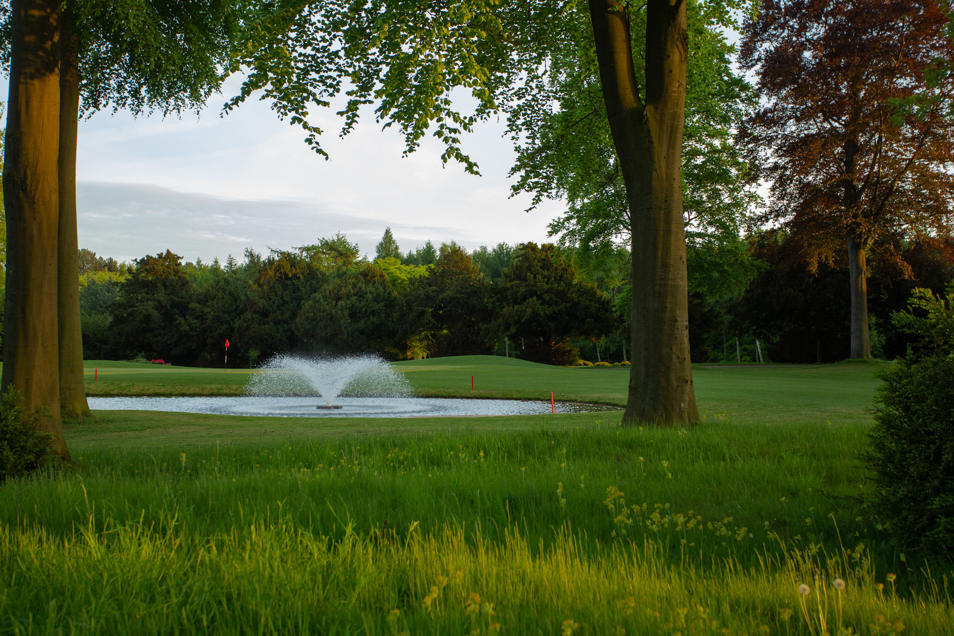 Beautiful setting for Forest Pines golf course, Lincolnshire, England