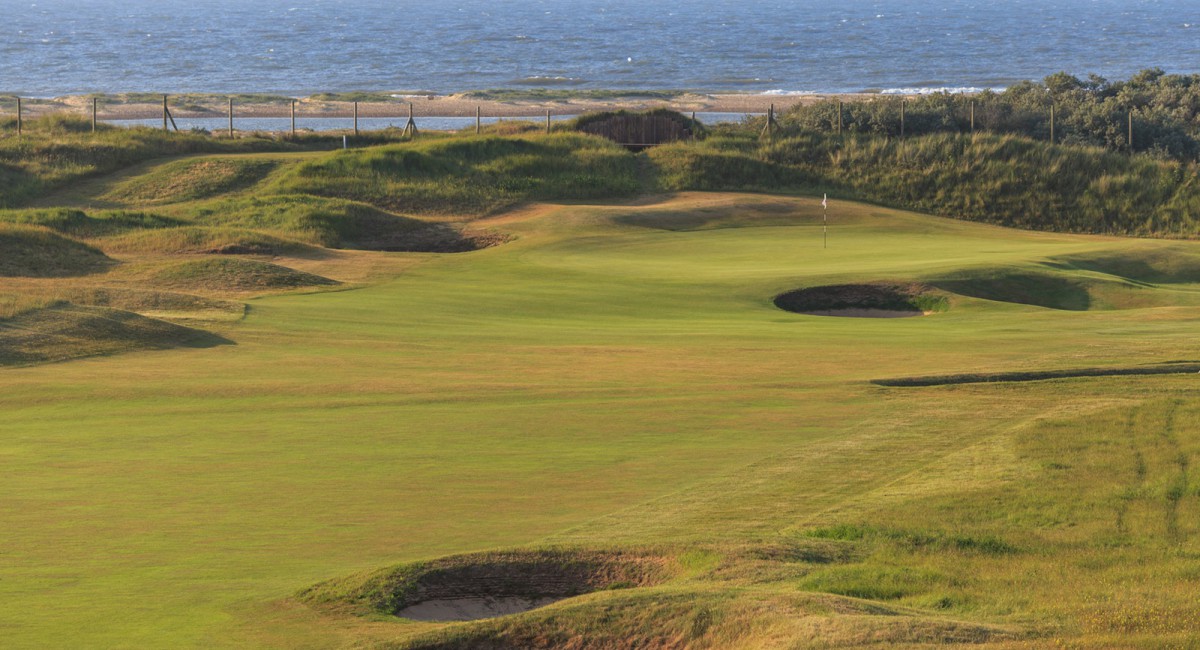 The tenth hole at Hunstanton Golf Club, Norfolk, England