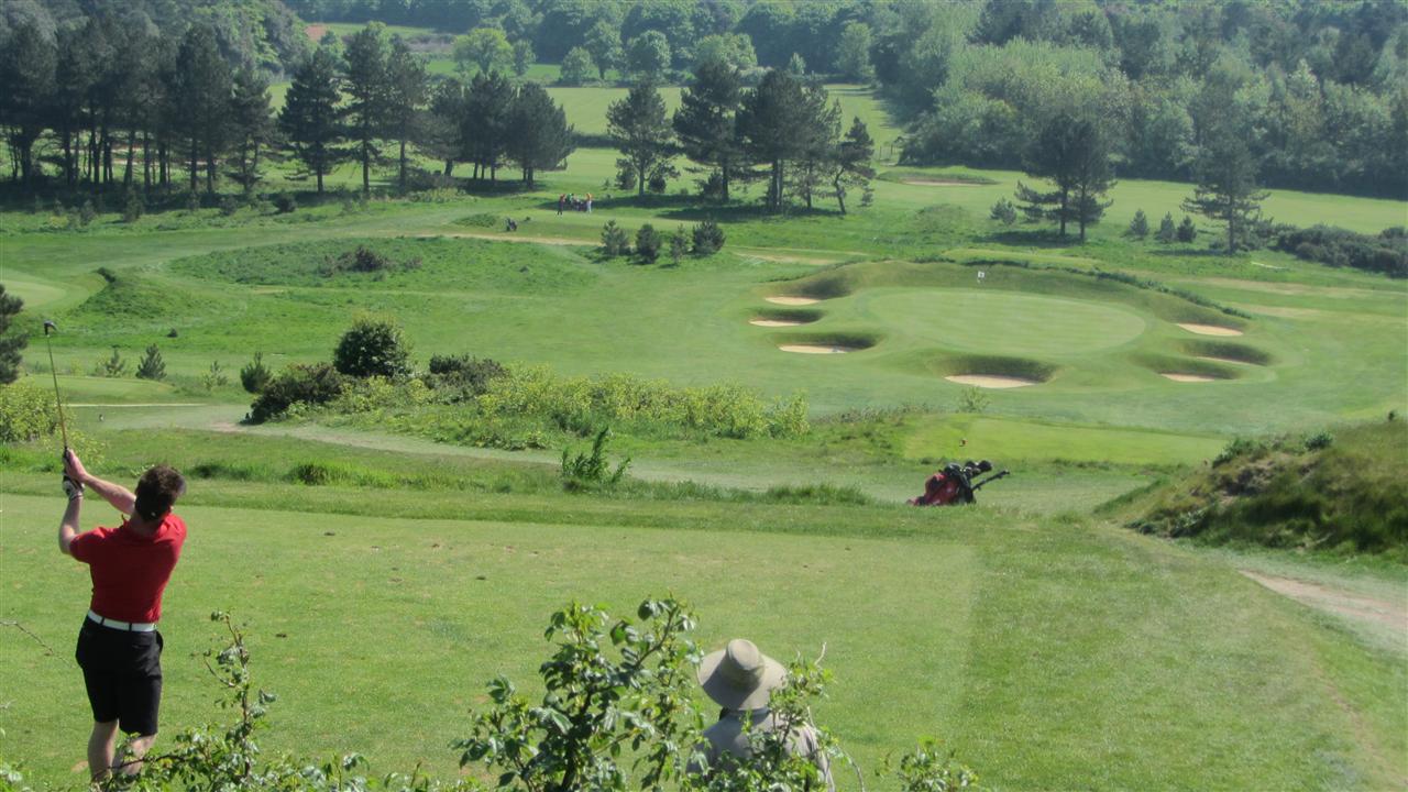 Amazing par three at Royal Cromer Golf Club, Norfolk, England