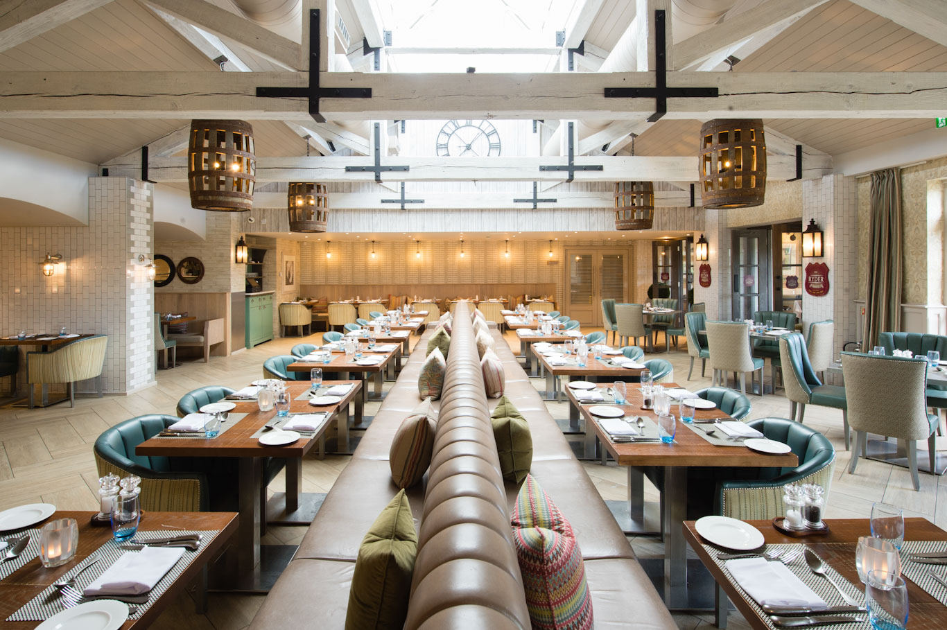 The grill room at The Belfry Hotel and Resort, United Kingdom