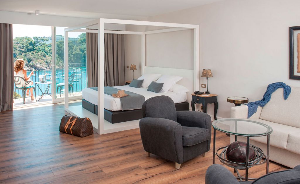 Watch the world go by from your balcony at Aigua Blava hotel, Costa Brava, Spain