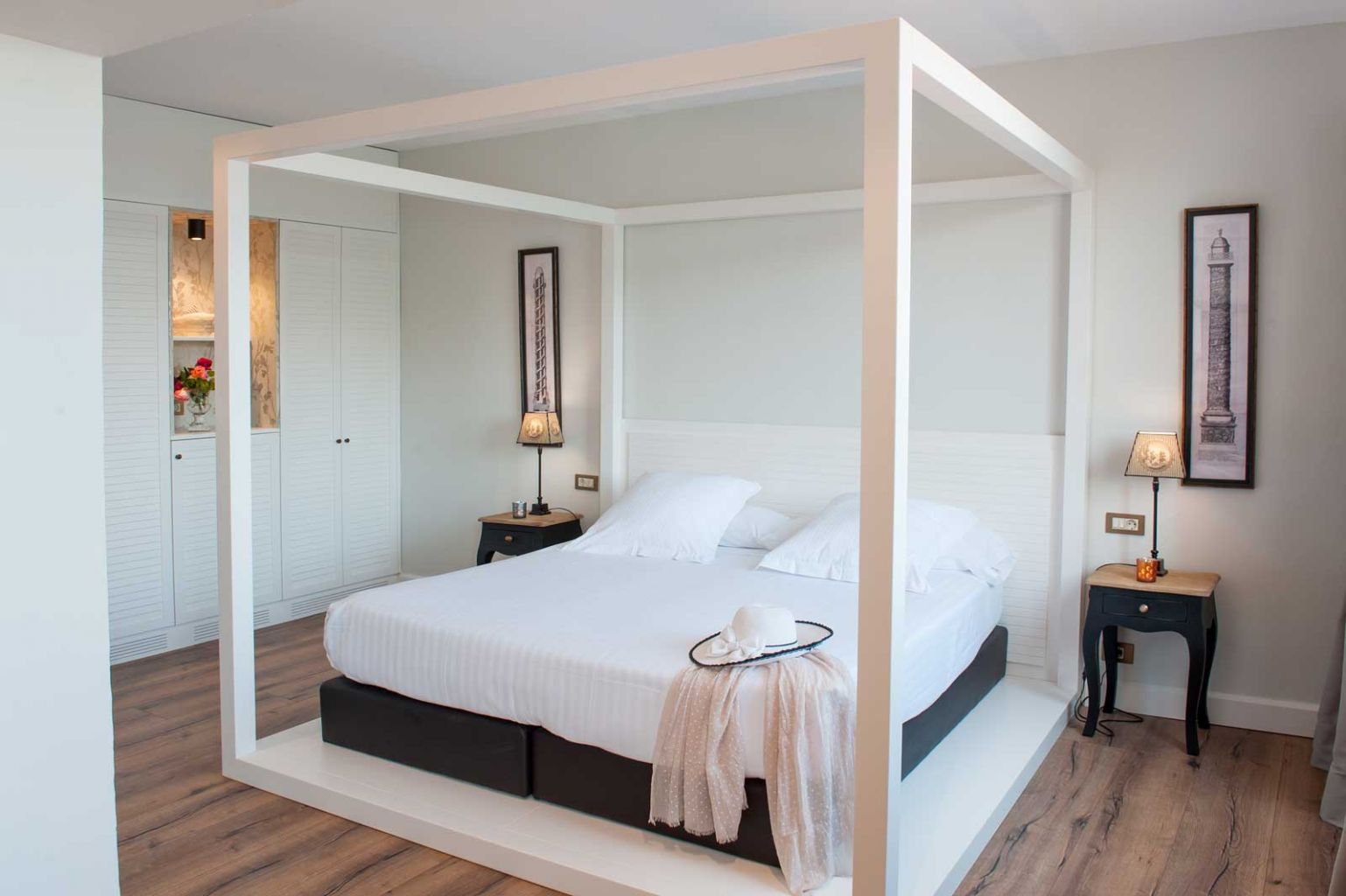 A bedroom at Aigua Blava hotel, Costa Brava, Spain