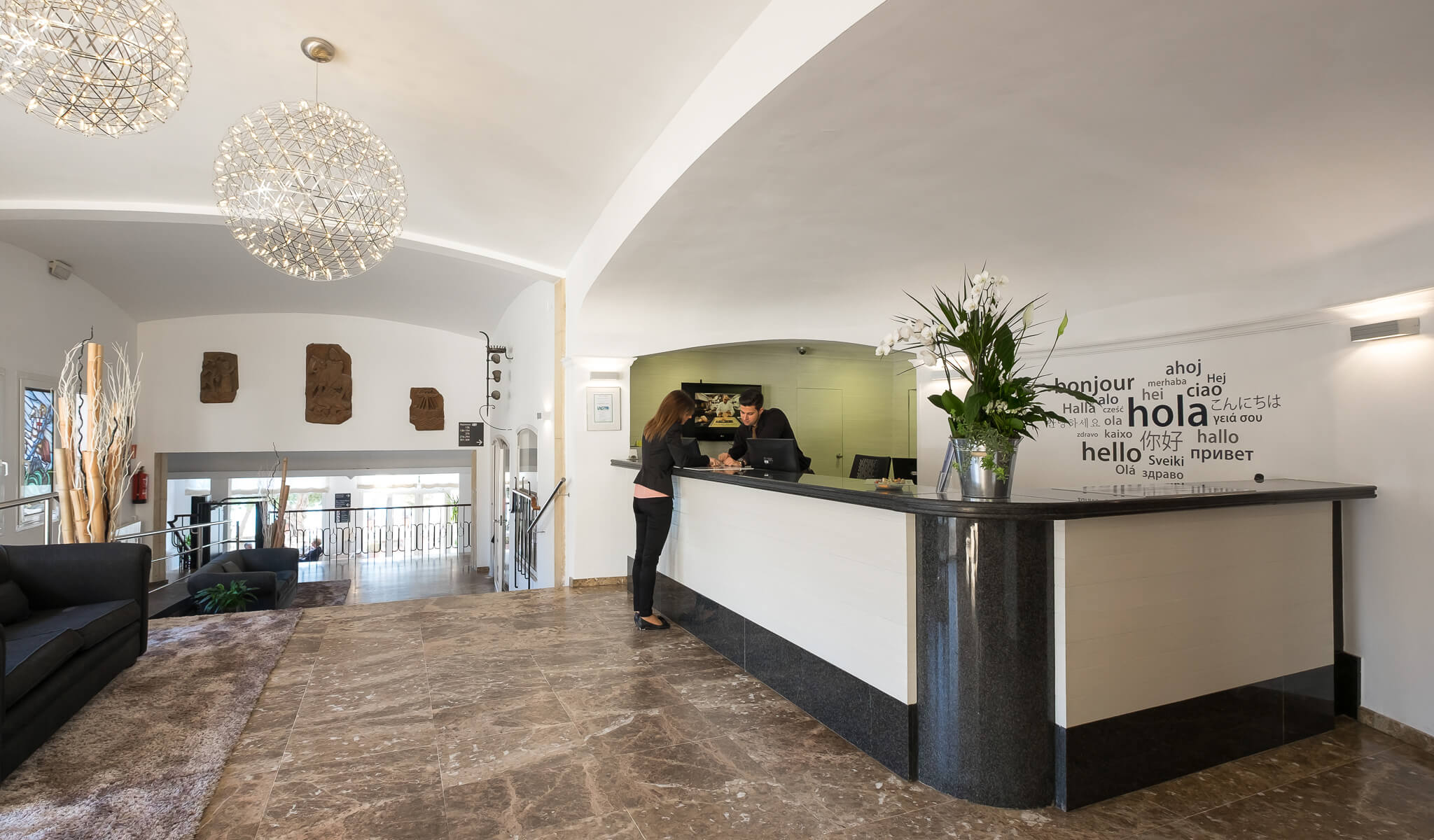 Reception at Park San Jorge Hotel, Platja d'Aro, Spain