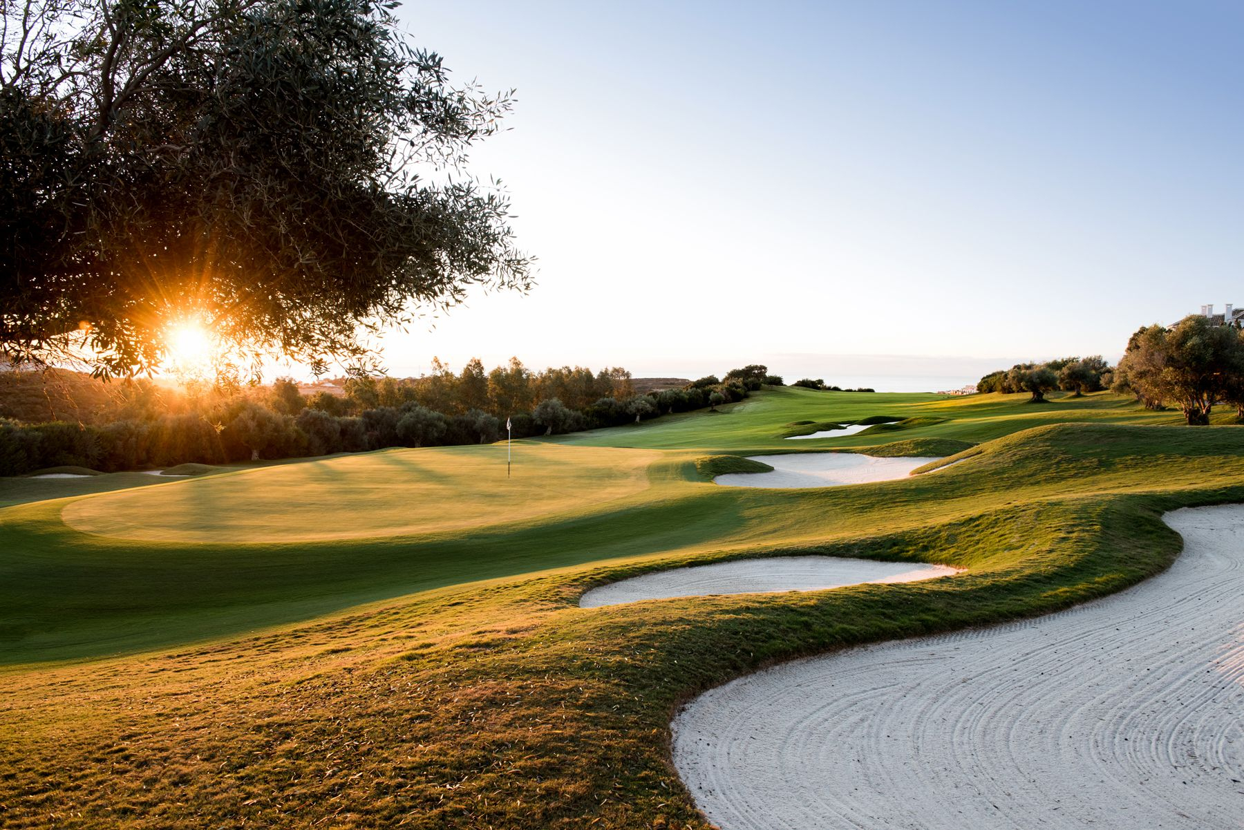 Finca Cortesin golf course, Costa del Sol, Spain, is always in immaculate condition