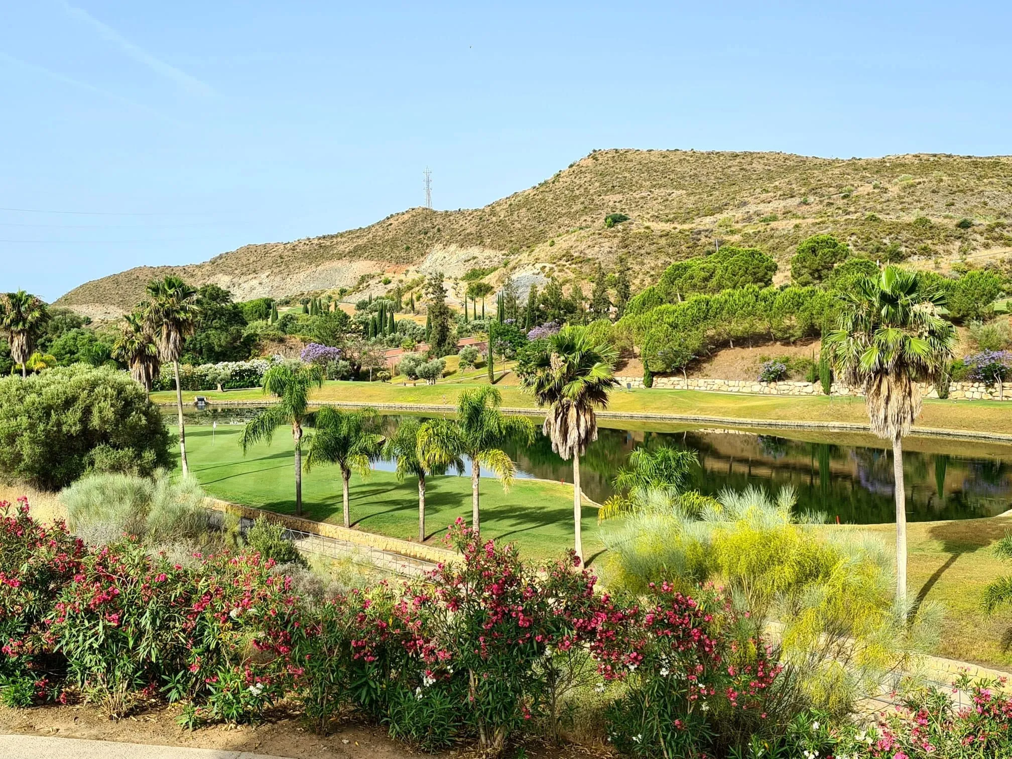 The challenging Alferini golf course at Anantara Villa Padierna Palace Resort, Benahavis, Costa del Sol, Spain. Golf Planet Holidays