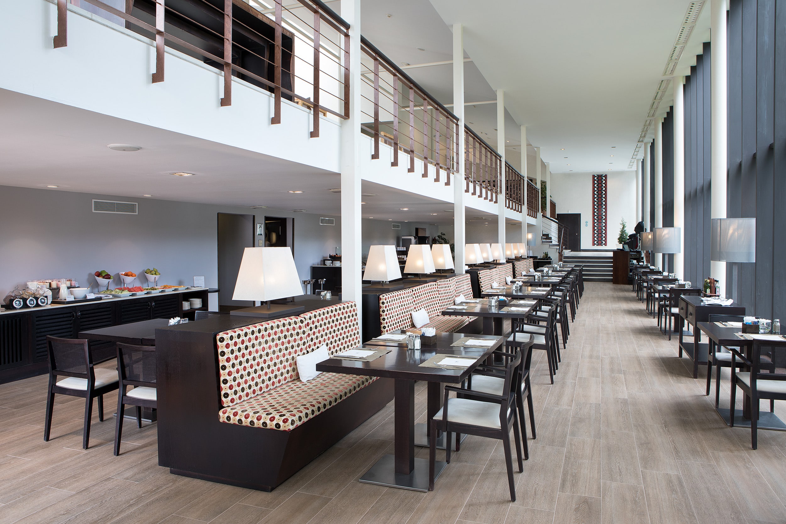 The breakfast room at Hotel Encinar de Sotogrande, Costa del Sol, Spain