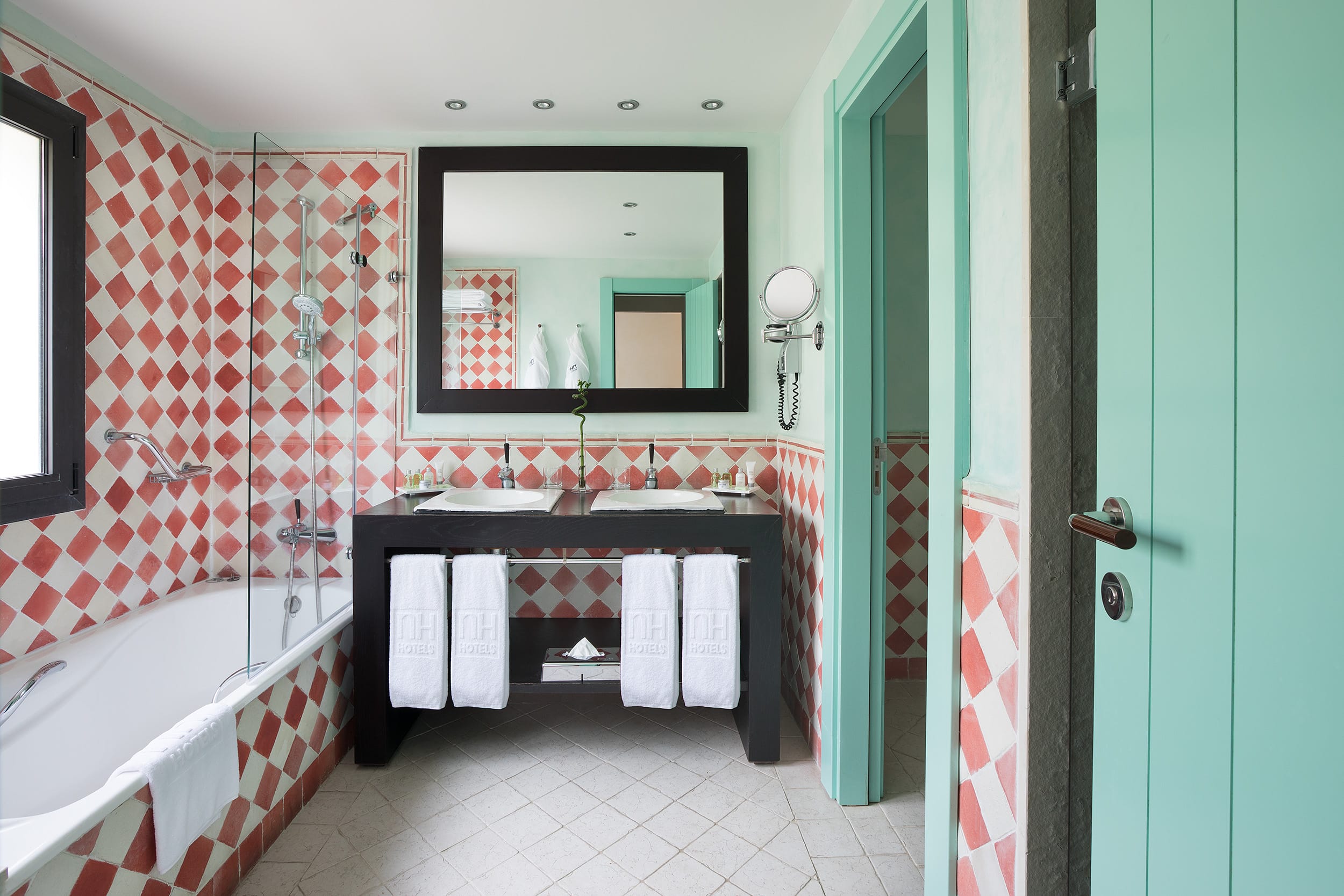 A bathroom at Hotel Encinar de Sotogrande, Costa del Sol, Spain