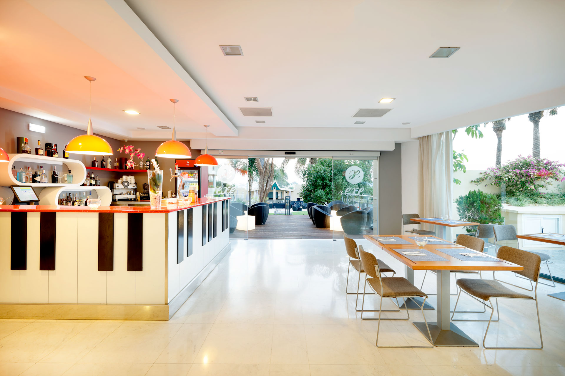 The bar at Hotel Exe Estepona, Costa del Sol, Spain