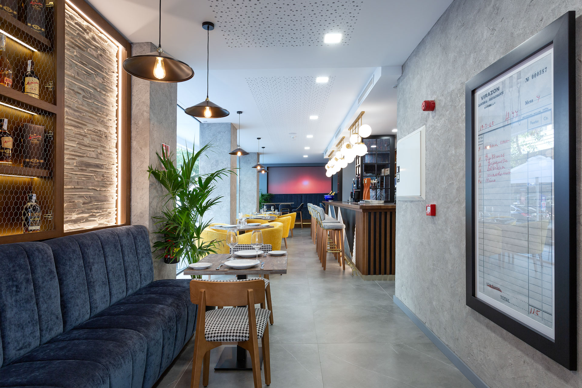 The bar at Lima Hotel, Marbella, Costa del Sol, Spain. Golf Planet Holidays