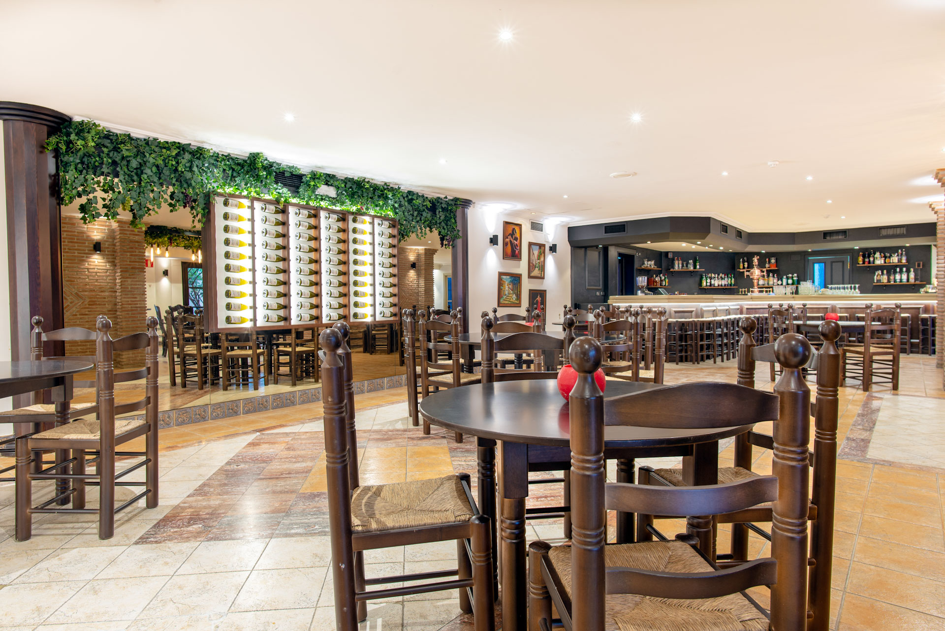 The bar at the La Cala Golf Resort Hotel, Mijas, Costa del Sol, Spain. Golf Planet Holidays.