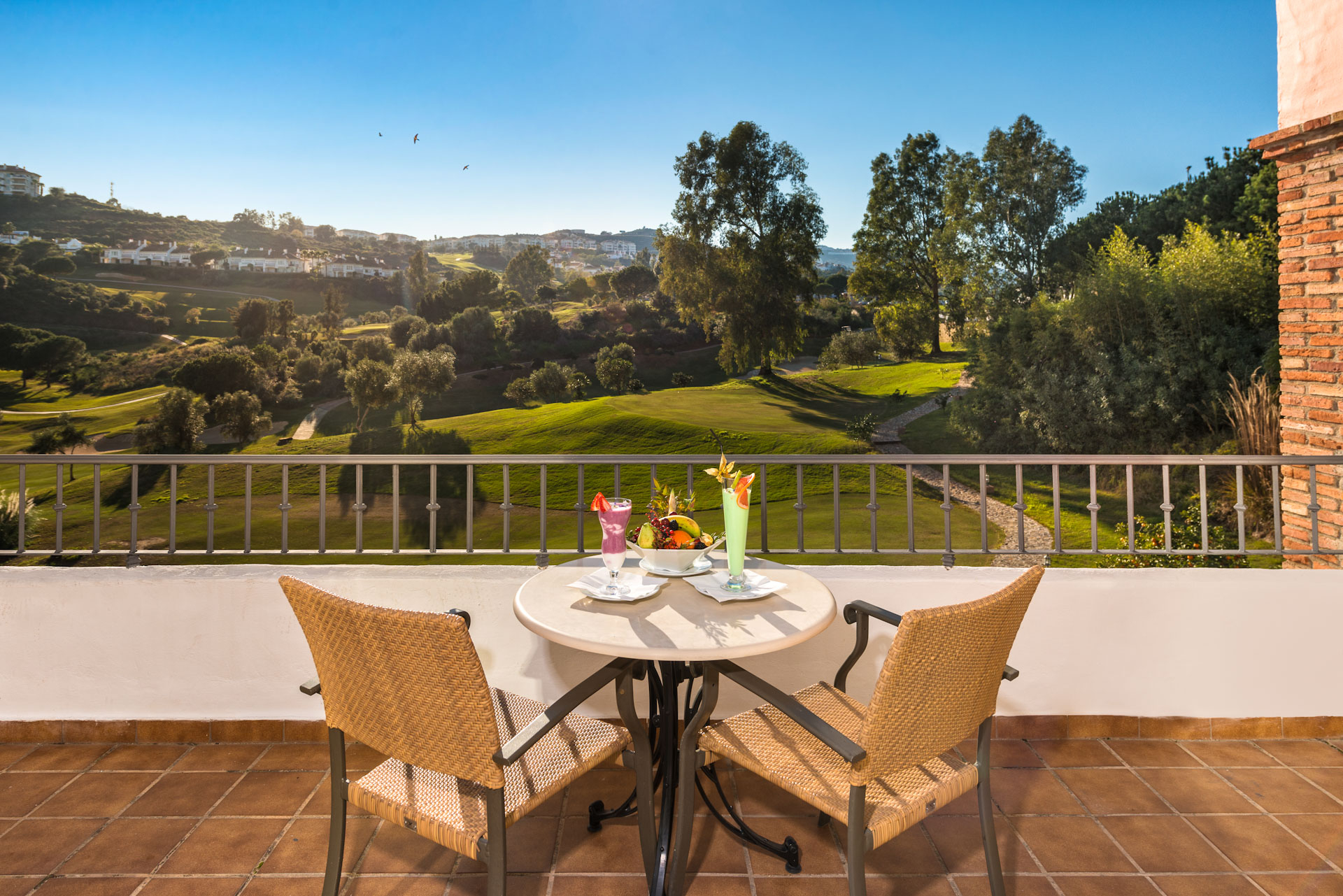 View from your balcony at the La Cala Golf Resort Hotel, Mijas, Costa del Sol, Spain. Golf Planet Holidays.