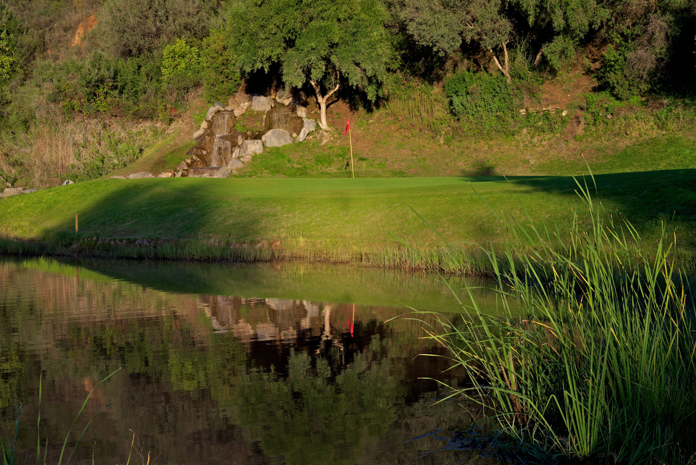 The third hole at Marbella Golf and Country Club, Spain