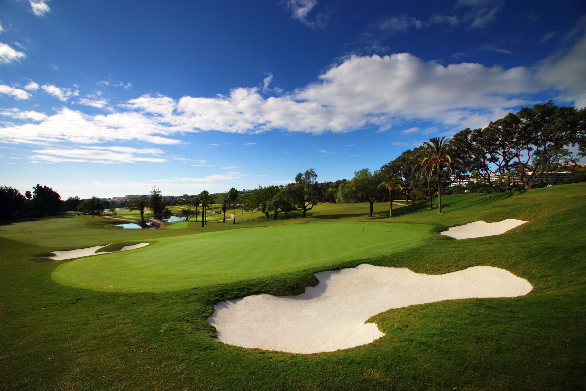 The grand finale at Real Club de Golf las Brisas, Marbella, Costa del Sol, Spain