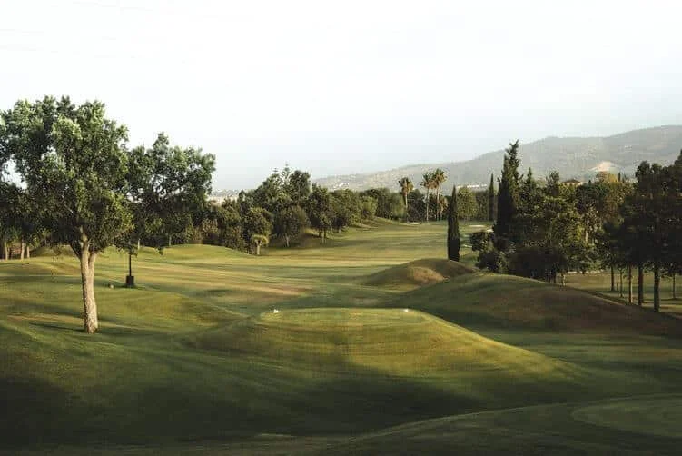 Down the third at Real Guadalhorce Golf Club, Cota del Sol, Spain with Golf Planet Holidays