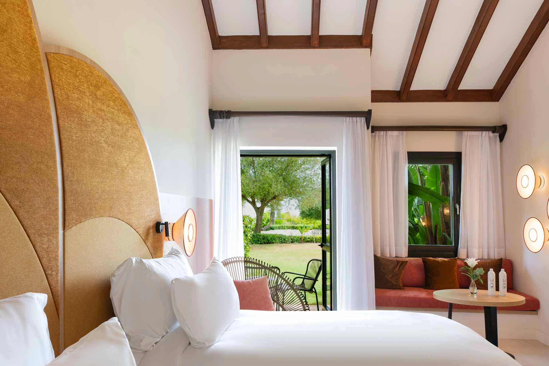 Bedroom at So Sotogrande Spa and Golf Hotel, Costa del Sol, Spain. Golf Planet Holidays.