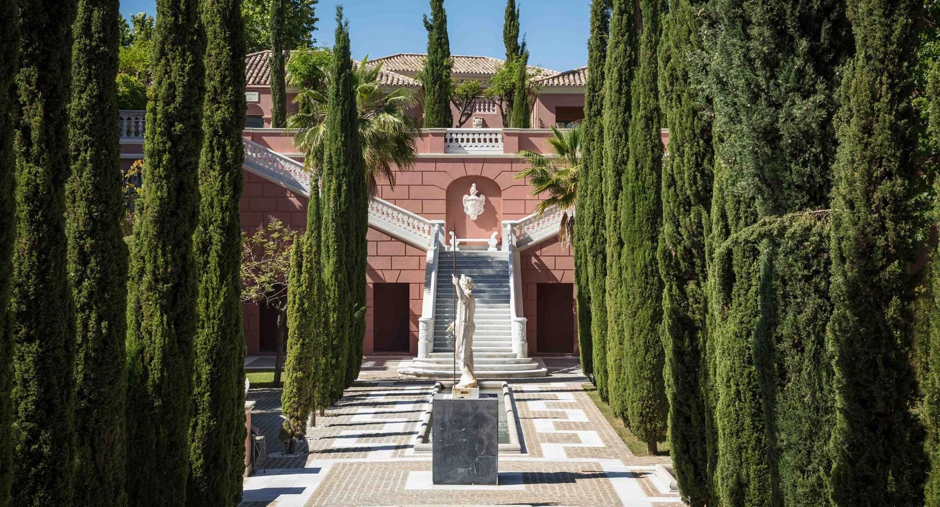Tranquil corners at Anantara Villa Padierna Palace Resort, Benahavis, Costa del Sol, Spain. Golf Planet Holidays