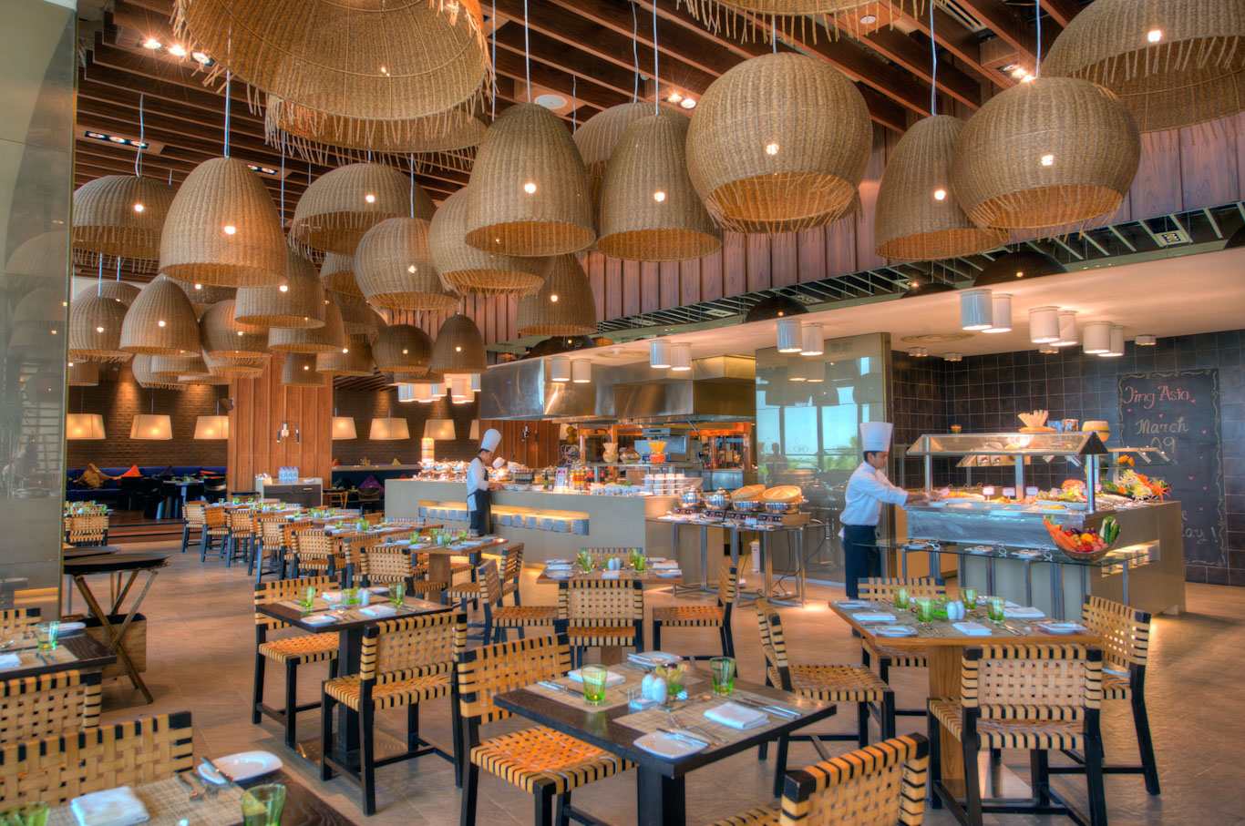 The Jing-Asia restaurant at The Crowne Plaza Hotel, Yas Island, Abu Dhabi