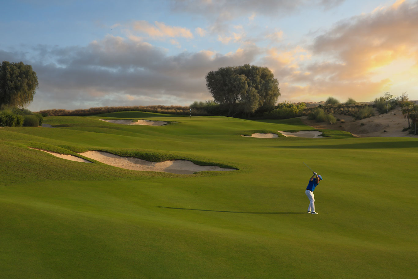 Down the fairway at Dubai Hills Golf Club