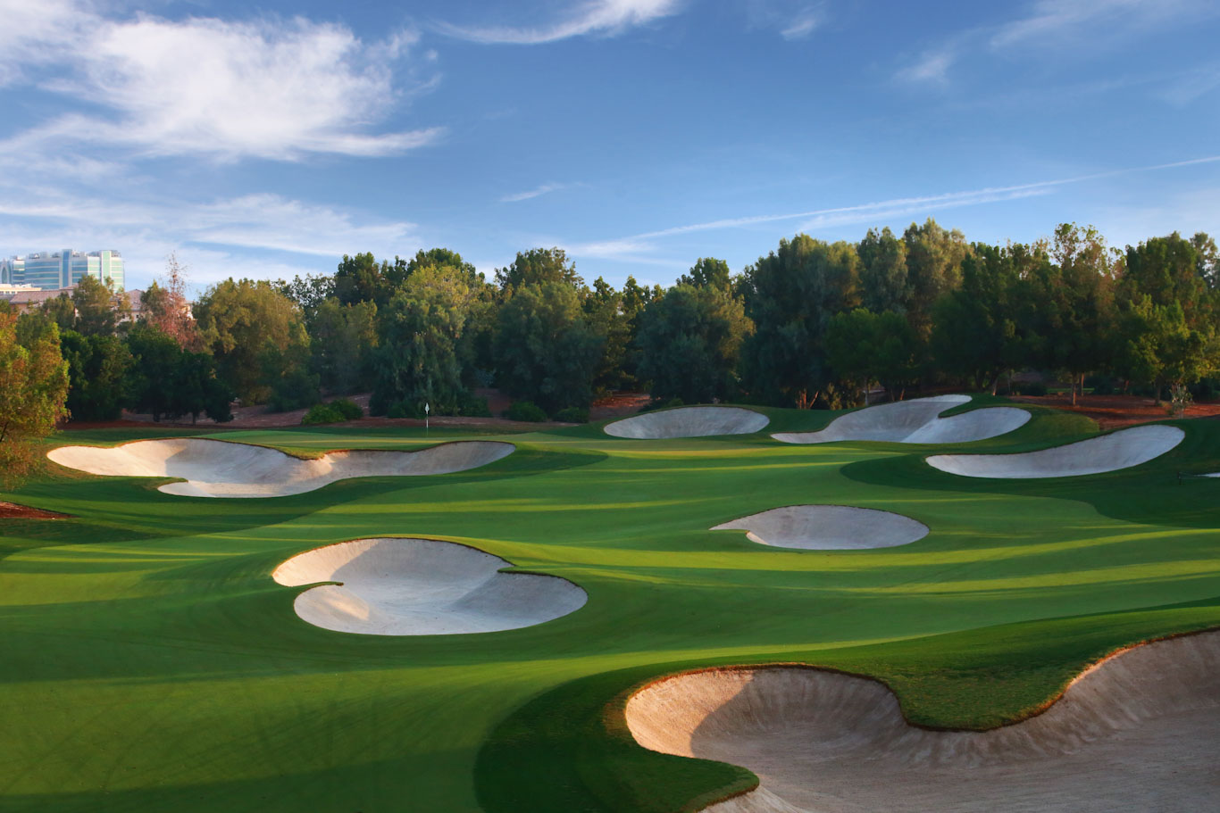 Protected green on Jumeirah Golf Estates, Dubai