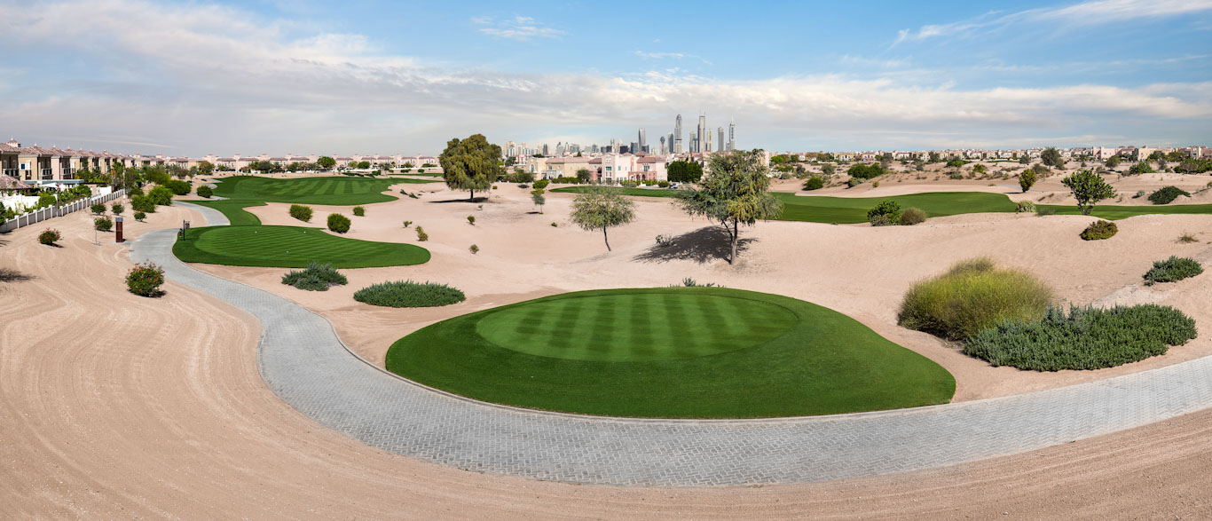 Sand galore at The Els Club, Dubai