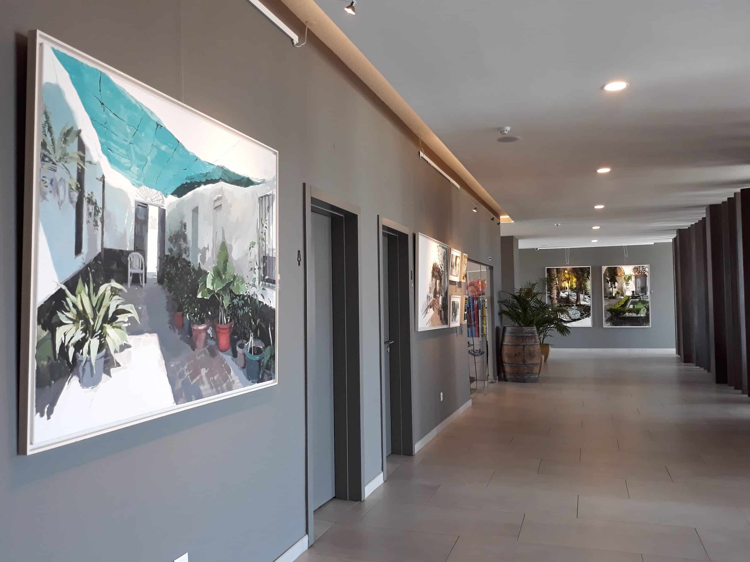 Pleasant surroundings at Maria Nova Lounge Hotel, Tavira, Eastern Algarve, Portugal