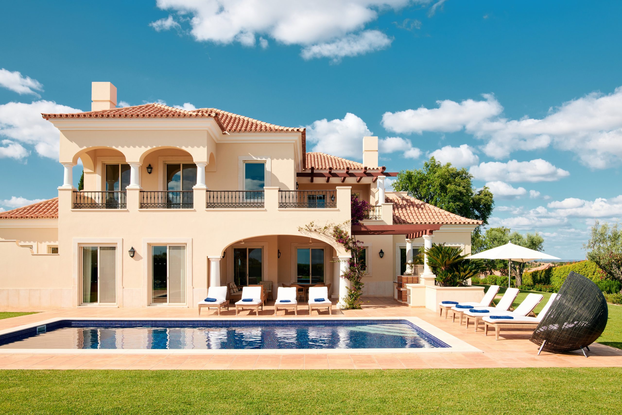 Your own swimming pool at Monte Rei Golf and Country Club, near Tavira, Eastern Algarve, Portugal