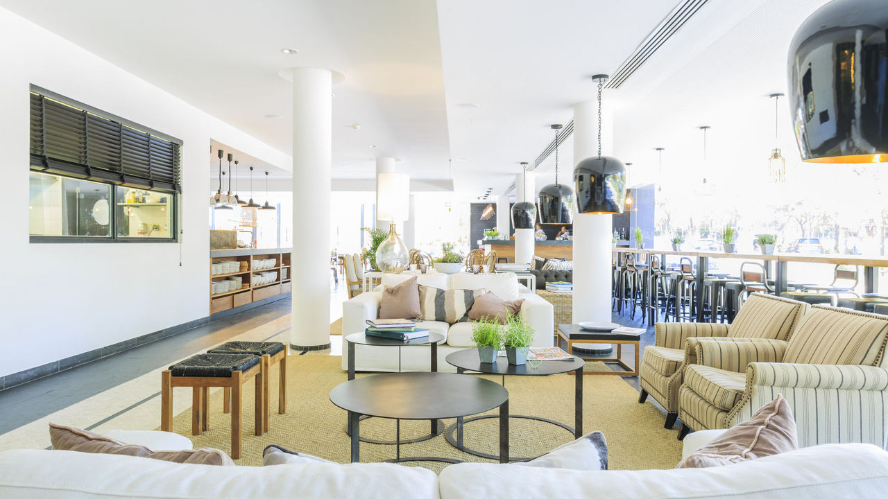 Comfortable style in the lounge at Praia Verde Boutique Hotel Castro Marim, Algarve, Portugal