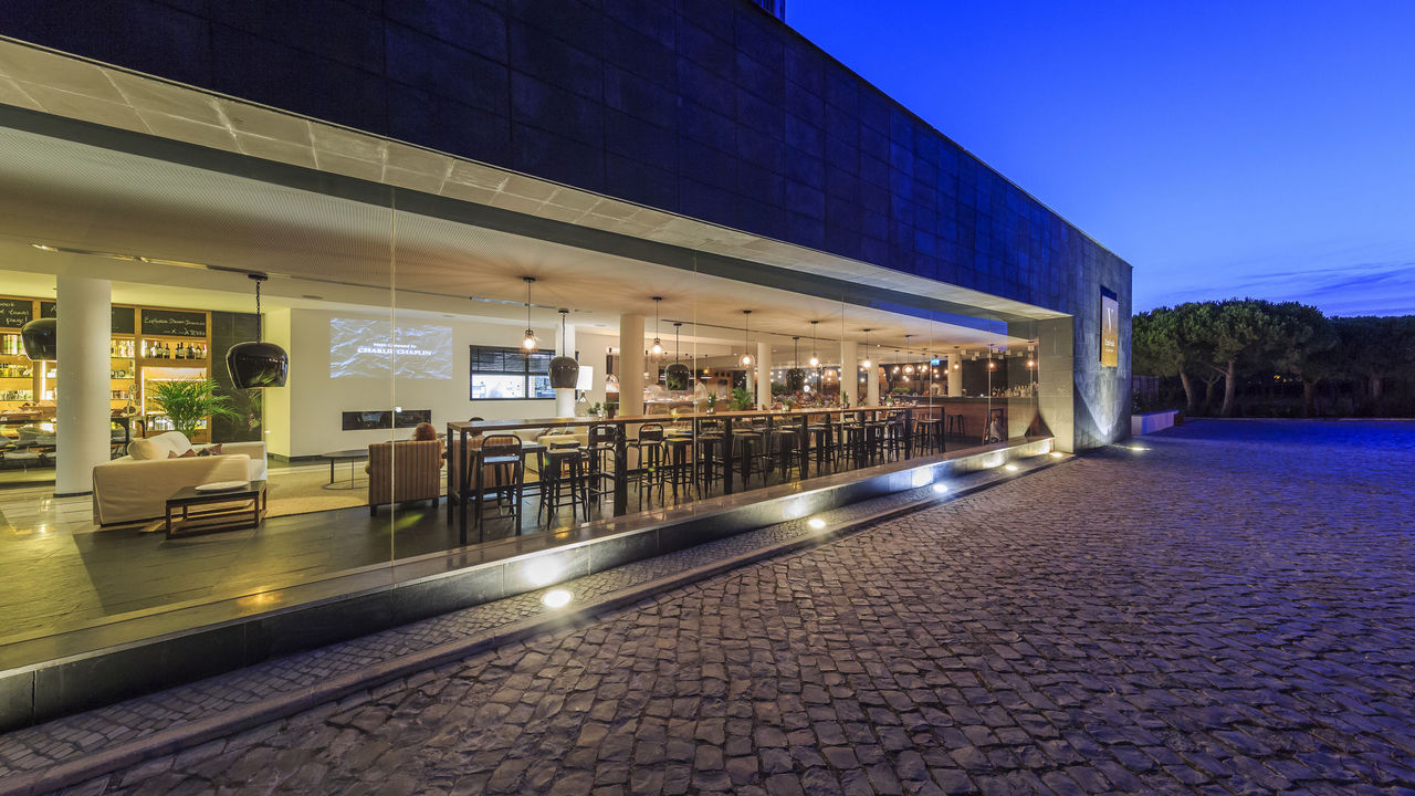 Luxury bar at Praia Verde Boutique Hotel, Castro Marim, Algarve, Portugal