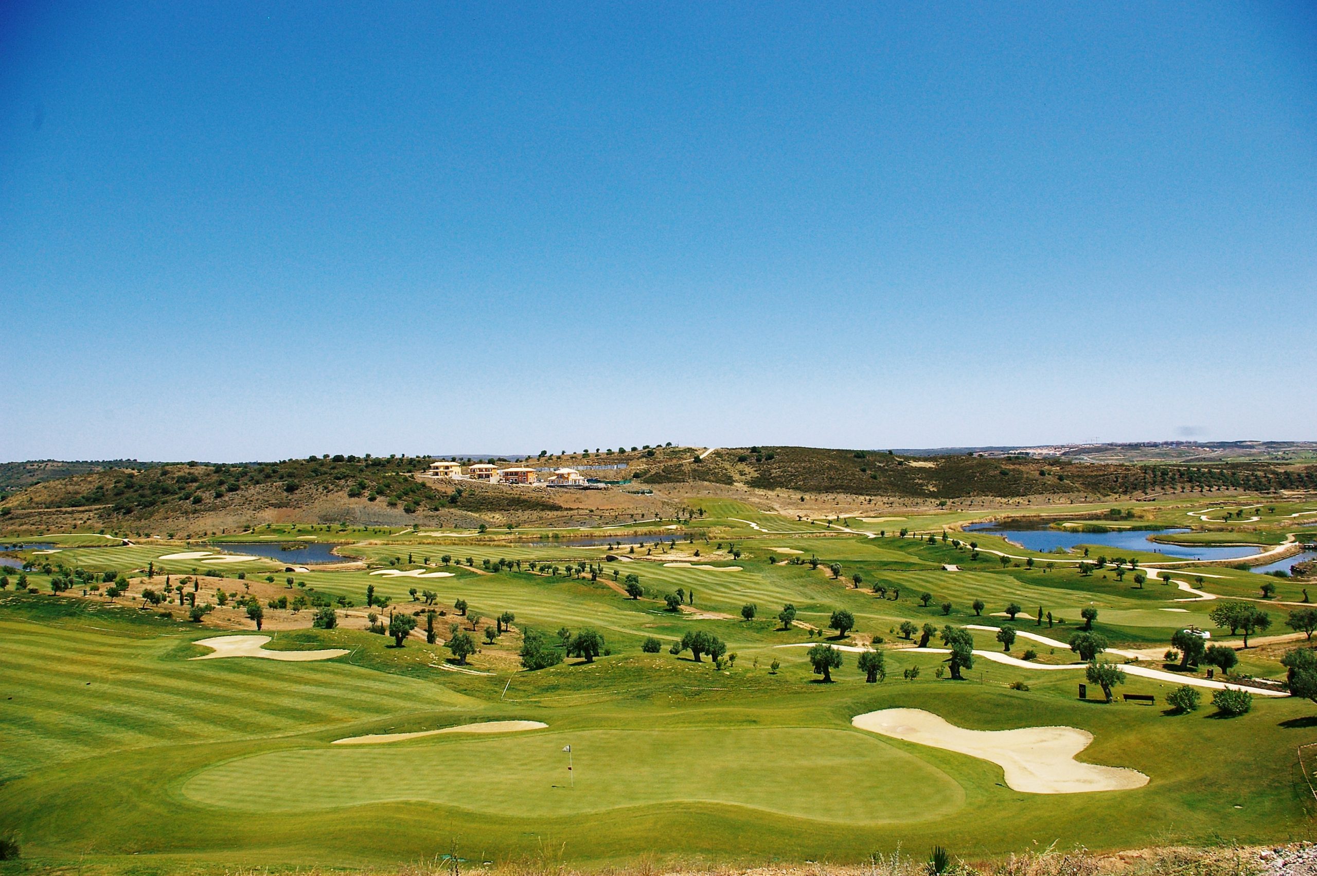 Overview of Quinta do Vale golf course, Eastern Algarve, Portugal