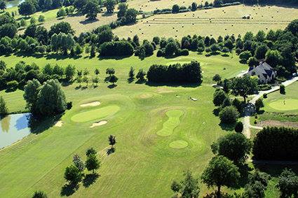 Countryside surrounds Anjou Golf Club, near Angers, Loire, France