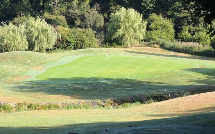 Par three at Bauge Pontigne Golf Club, near Angers, Loire, France