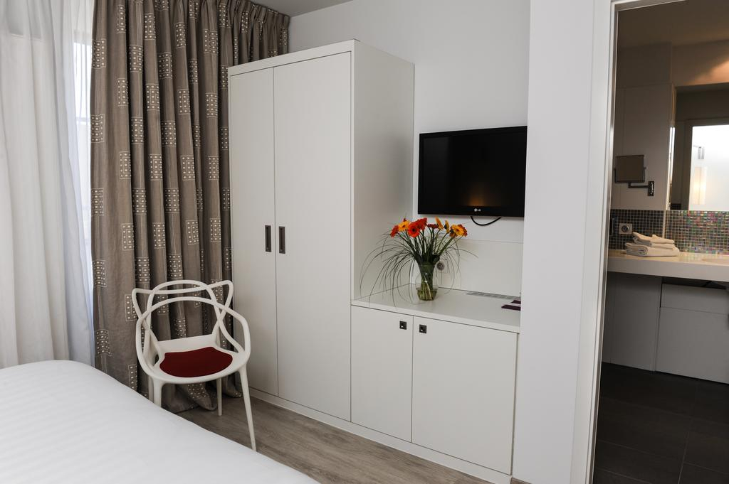 A bedroom at Grand Hotel, Strasbourg, France