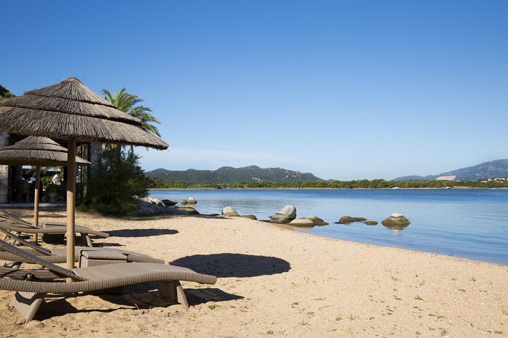 Relax by the water at Hotel Le Belvedere, Porto Vecchio, Corsica