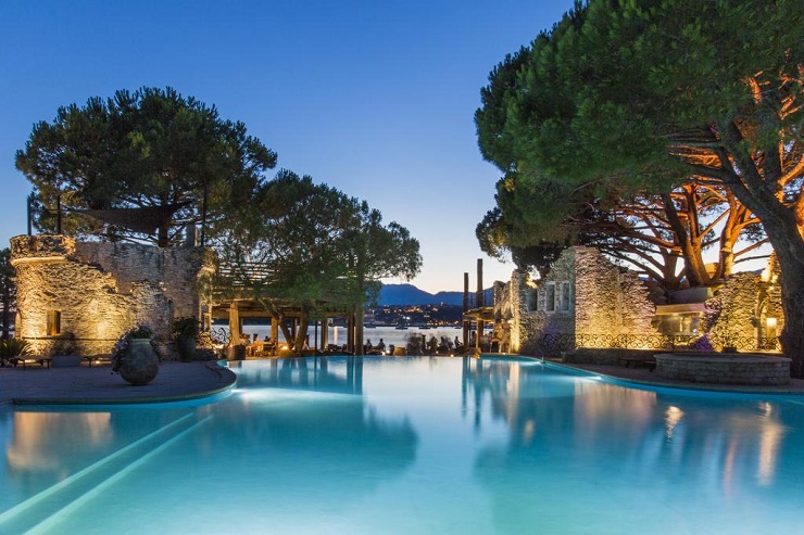 The pool at Hotel Le Belvedere, Porto Vecchio, Corsica