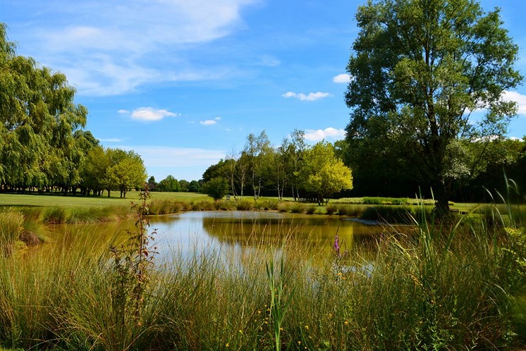 Water galore at La Commanderie Golf Club, near Macon, France