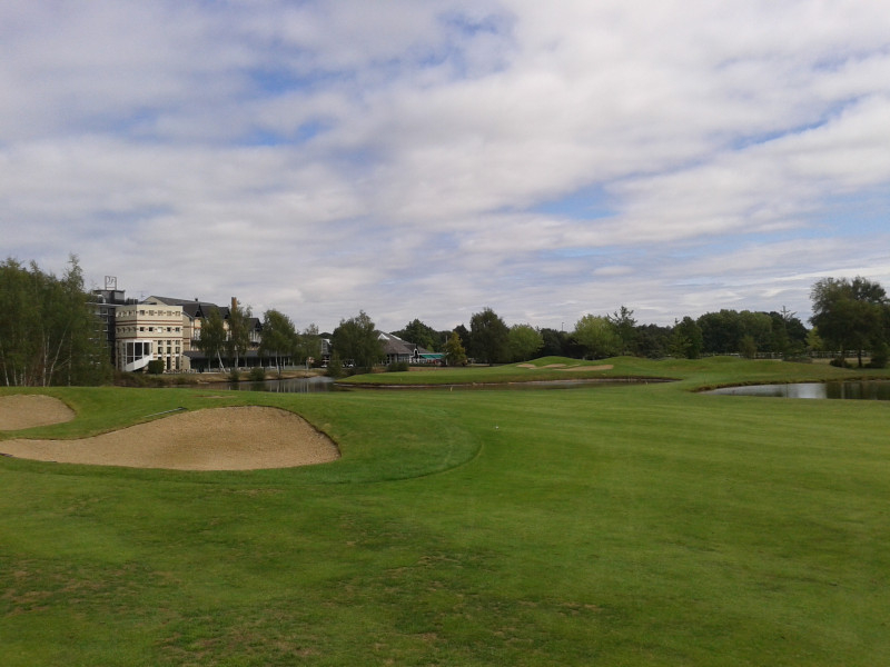 Over the water at Orleans-Limere Golf Club, Loire, France